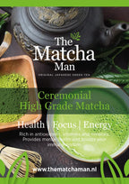 etiket 'Ceremonial High Grade Matcha' van The Matcha Man (25 gram) uit Japan 
