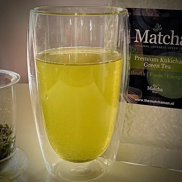 Dubbelwandig mondgeblazen theeglas - The Matcha Man