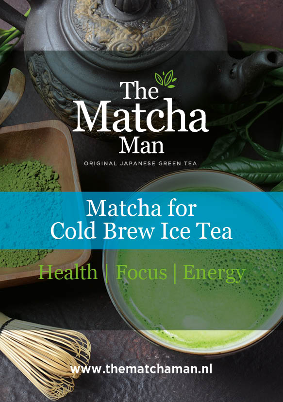 etiket 'Matcha for Cold Brew Ice Tea' van The Matcha Man
