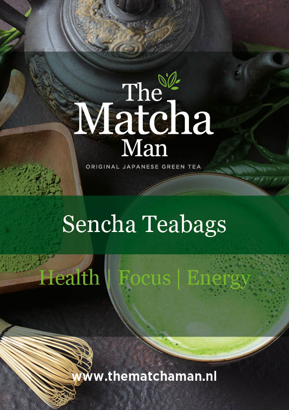 etiket van 'Sencha Teabags' van The Matcha Man