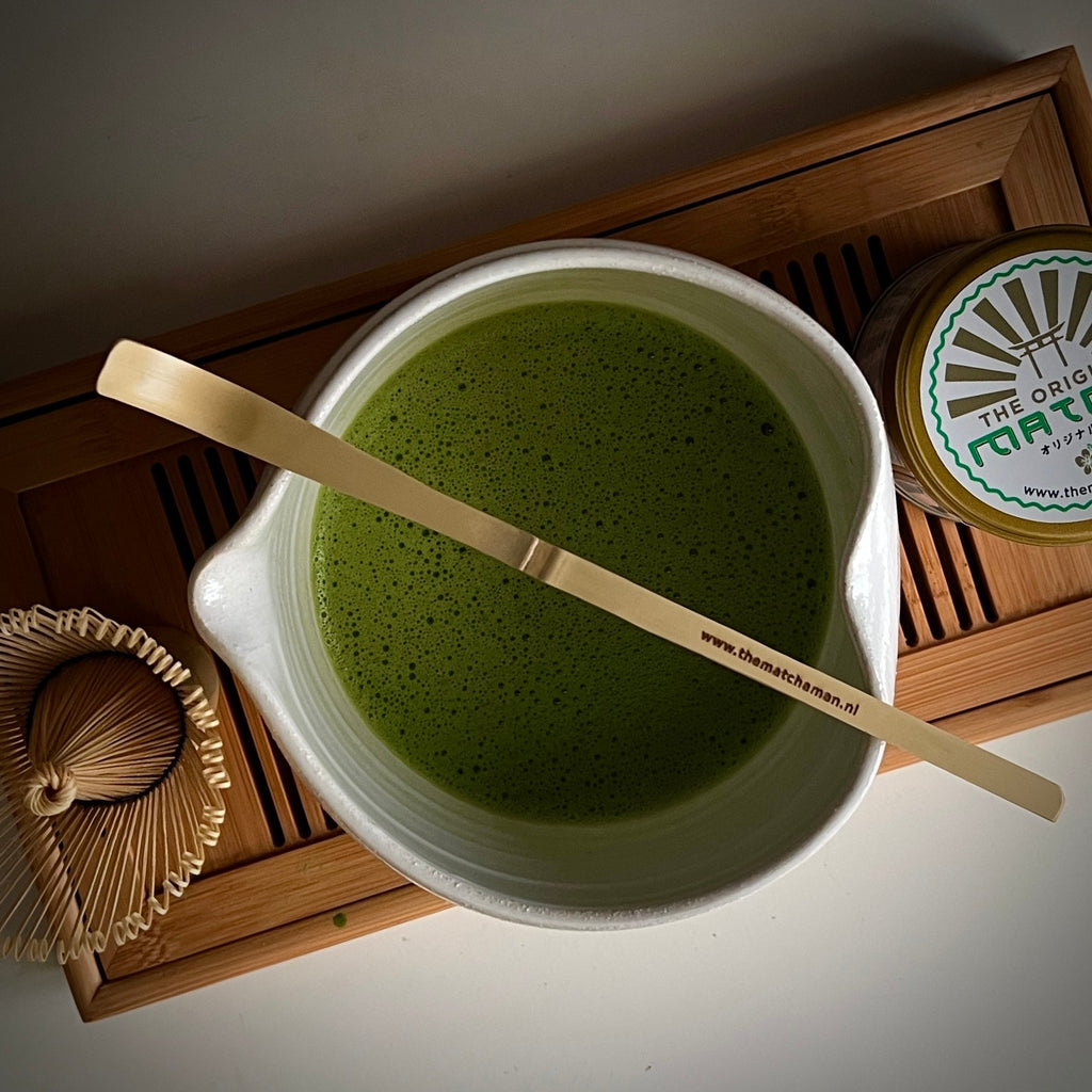 Handgemaakte chawan van Amsterdamse pottenbakkerij - The Matcha Man